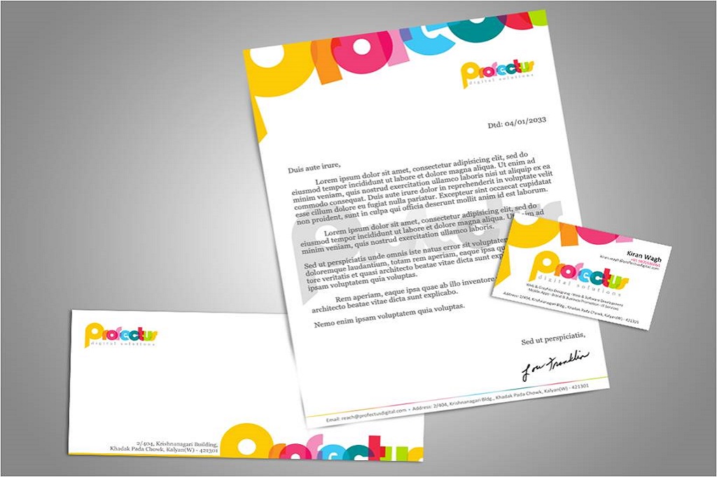 Envelop Card & Letter Head